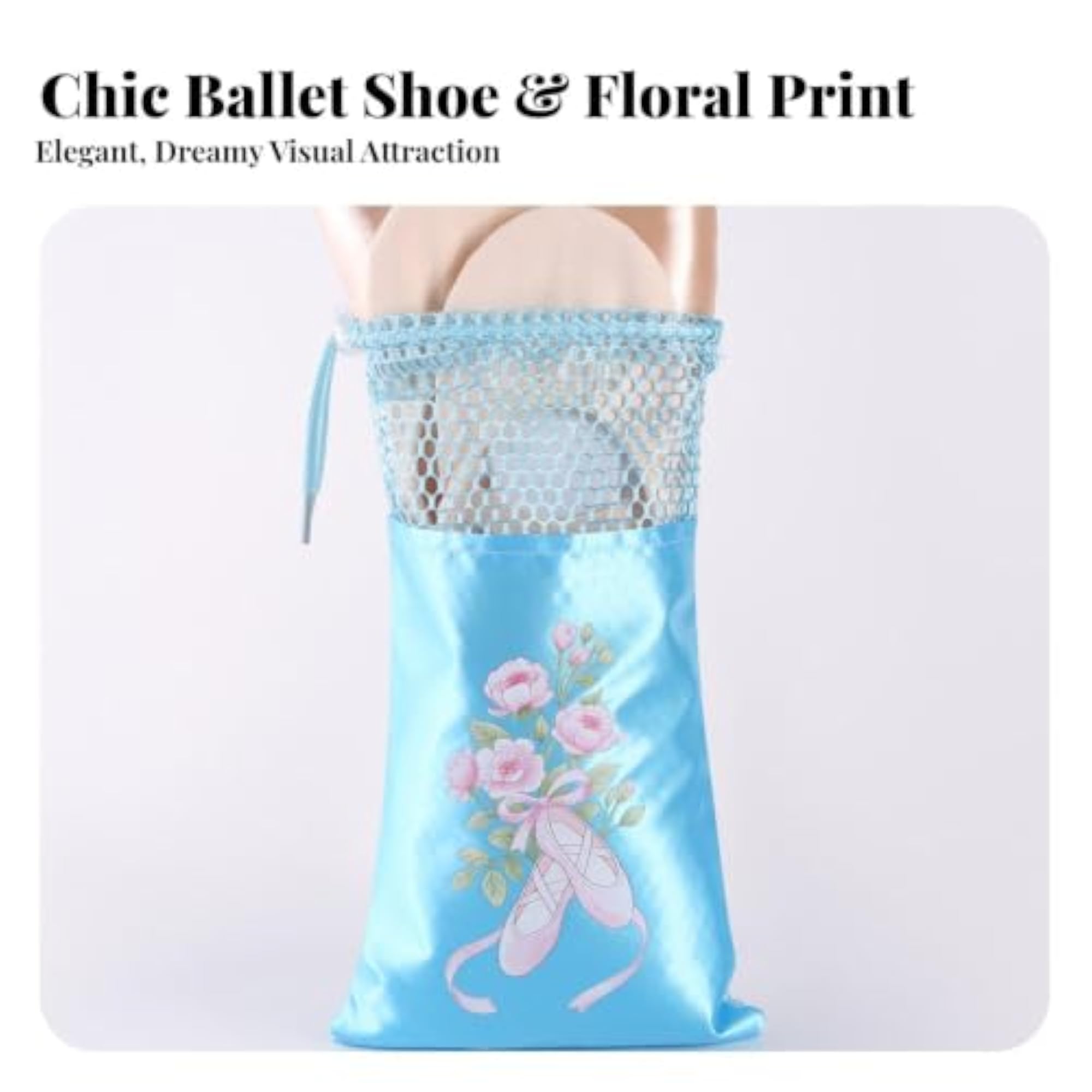 Ballet Footwear Pouch, Double Layer Design for Dancers