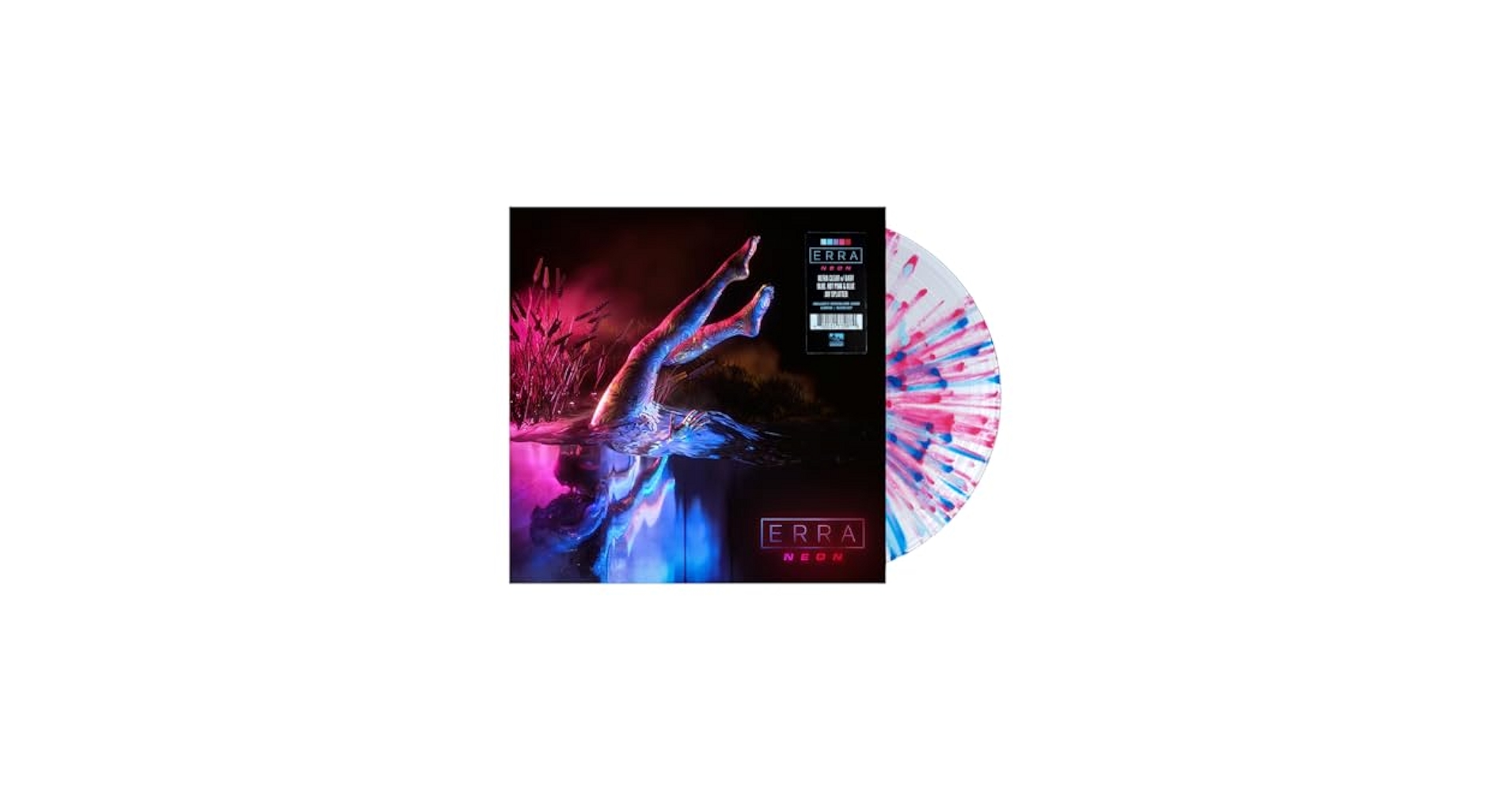 Erra - Neon Vinyl Exclusive Ultra Clear w/ Baby Blue + Hot