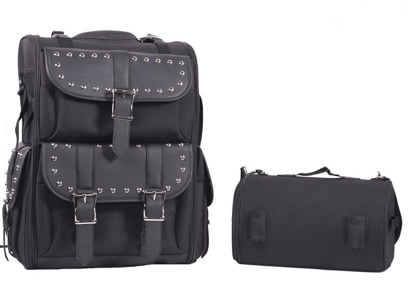 Bolsa de viaje para moto EXCELSIOR INT grande negra miniatura 3