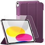 CACOE Case for iPad A16 11th/10th Generation(2025/2022) with Screen Protector 11/10.9 inch - Full Protective Tablet Cover for iPad 11/10 Gen, Dark Purple
