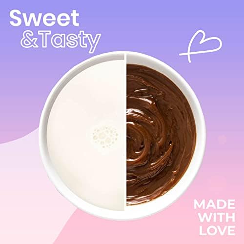 Image of Pure Temptation Chocolate Spread [340 gm] - Milk spread Butter - Protein-Rich Milk Spread for Kids & Adults - Kids - Perfect for Breakfast, Bread, Fudge, Shakes, Cake & Roti - 100% Veg