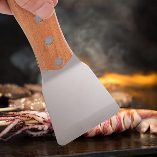 Raspador multiusos CRAFTHROU de acero inoxidable y mango de madera 7