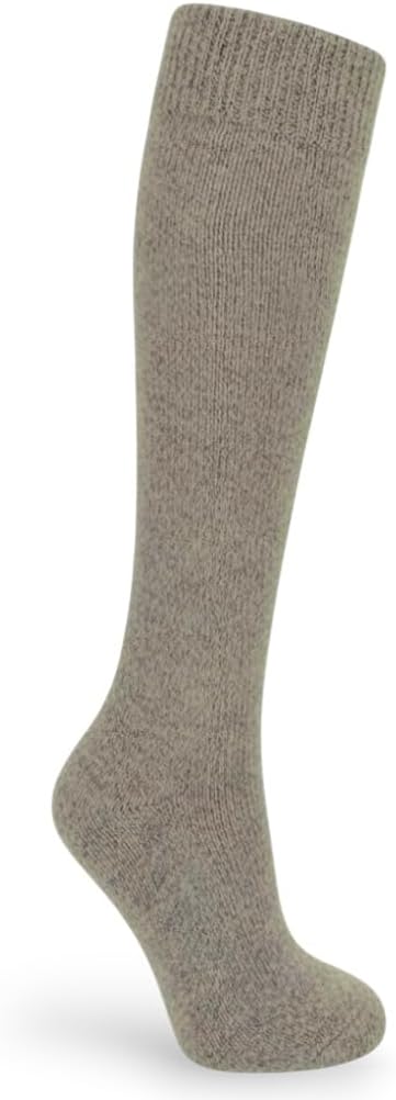 Lambswool Knee High Boot Socks for Women – Natural Thermal Winter Wool Leg Warmers, Warm & Cozy Socks