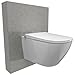 Produktbild BERNSTEIN® DUSCH-WC Basic 1104 in Weiß - Spülrandloses Dusch-WC rund - Komplettanlage