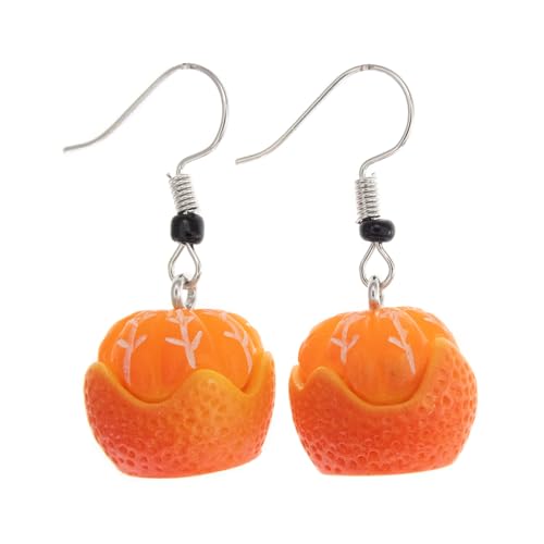 Vegan Girlfriend Gifts Funny. Orange Fruit Earrings. Hawaii Gift Ideas