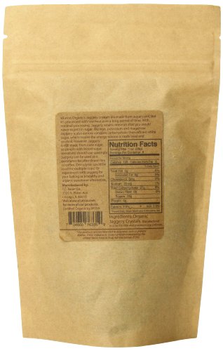 Esutras Organics Raw Whole Cane Jaggery Cubes , 8 Ounce, Burnt Sugar #TOP2