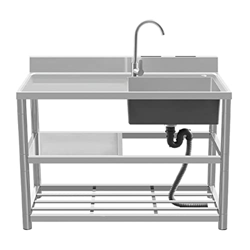 SXSLTSA、自立型ステンレススチールSXSLTSA、商業レストラン用大型シングルボウル屋外、ビジネスレストラン、カフェ、バー、ホテル、ガレージ、ラ