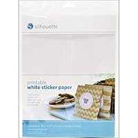 Algopix Similar Product 4 - Silhouette Printable White Sticker