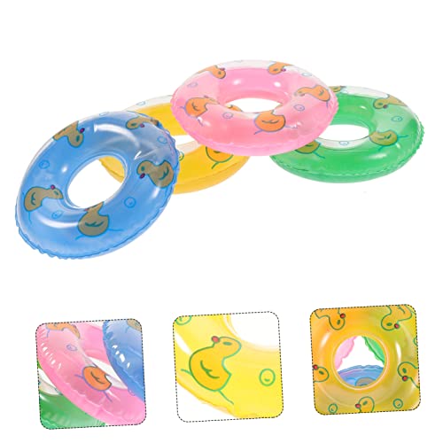 Mini swim rings de natation miniatures rigides et accessoires de photographie