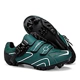 Mateju Zapatillas Ciclismo MTB Hombre Mujer, 36-47 EU Zapatillas Bicicleta de Montaña Hombre con Calas Respirables Antideslizantes para Deportes al...