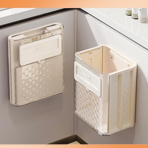 Caneca de Basura Plegable de Plástico para Cocina 10L miniatura 2