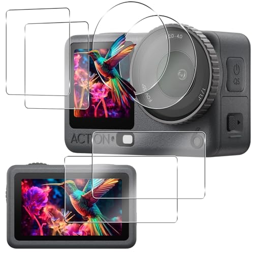 �y6���Z�b�g ���{���Ɏq���z �Ή� DJI Osmo Action 6 �ی�t�B���� �t�B���� �Ή� Osmo Action 6 �K���X�t�B���� �J���������Y�ی�t�B���� SGS�F�� �����^ 10H�d�x �S�ʕی� ���˒ጸ ������ɋ��� �����x�^�b�` �Ϗ�