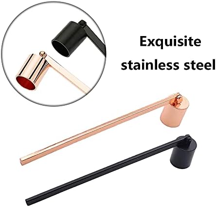 Juliyeh Candlesnuffers, Stainless Steel, Black and Rose Gold, 1704022mm
