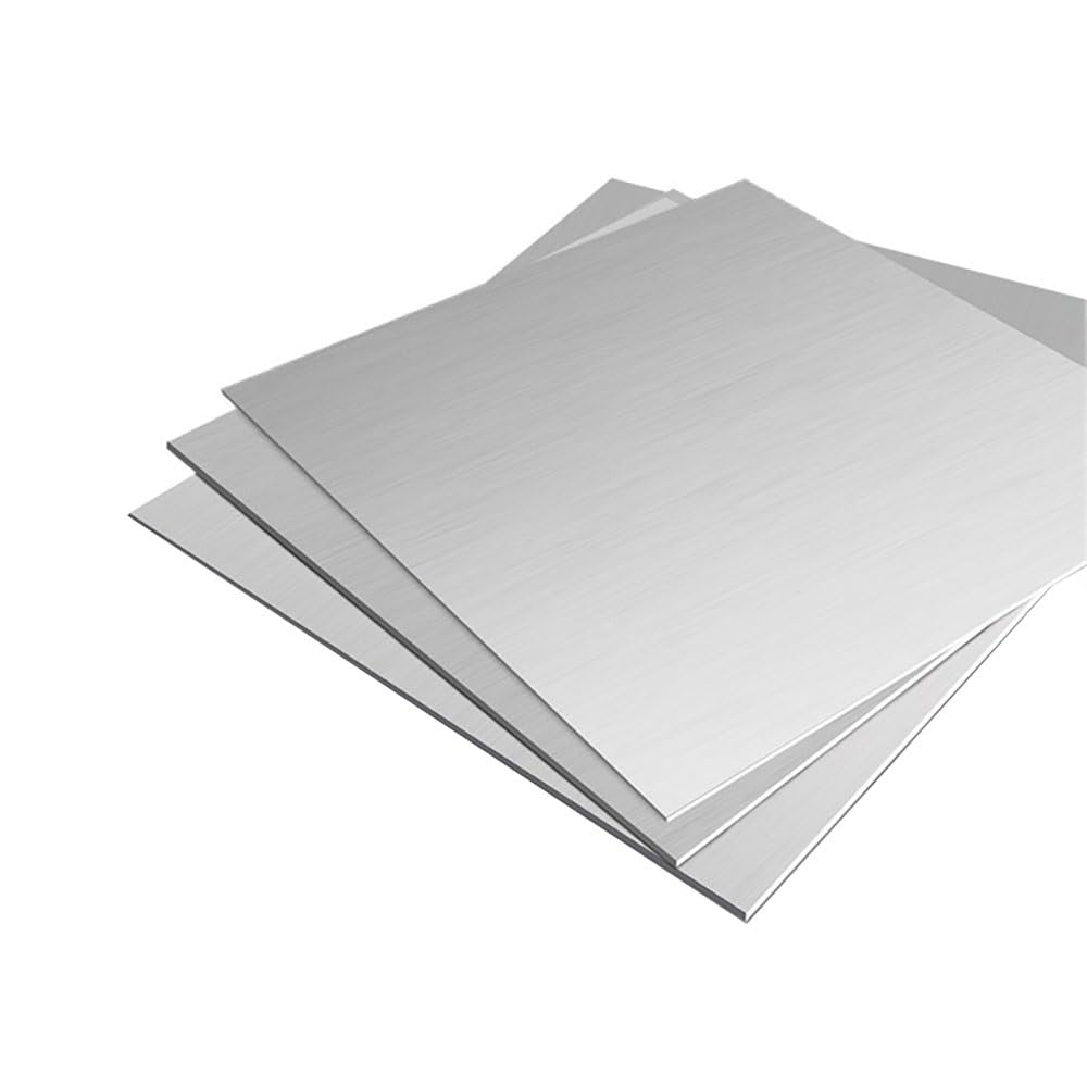 1 pièce Tôle d'acier 200mm x 100mm - Tôle Inox 304 - Épaisseur 4mm