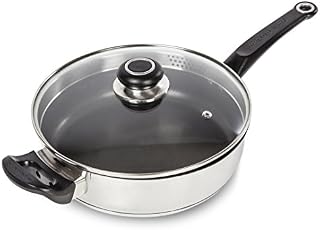 Morphy Richards 970009 Saute Pan, Morphy Equip, Stay Cool Handles, Stainless Steel, 24 cm