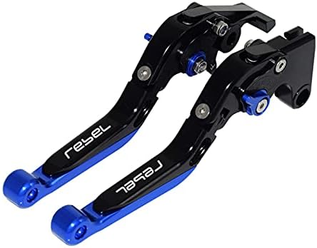 TAEFE Powersports Levers for Honda Rebel CMX 300 500 1100 CMX1100 CMX500 Motorcycle Accessories Adjustable Foldable Extendable Scooter Brake Clutch Lever (Color : U)