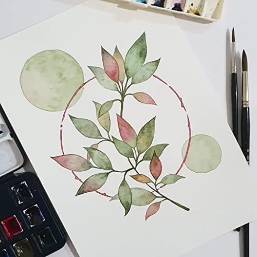 Canson Montval 300gsm Watercolour Practice Paper pad Including 100 Sheets, Size:24x32cm, Natural White and Cold Pressed (Not)