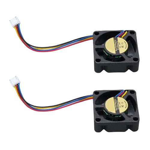 Hyuduo 3D Printer Cooling Fan Low Noise High Speed Dual Ball Bearing Enhance Printing Results with Limited Space Heat Di