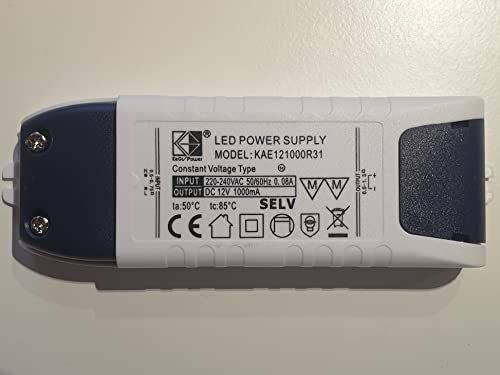 LED Leuchtmittel Trafo 12 Volt DC 12 Watt Netzteil Treiber Transformator Driver Niedervolt Cover