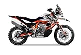 KTM Lincesed Product: KTM ha concesso a Hyena.it l'utilizzo del suo logo sulle nostre grafiche ed abbigliamento offroad. Le nostre grafiche personalizzate KTM sono dei prodotti KTM licensed product. Questo è un indice di qualità.