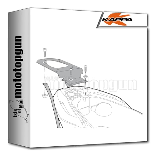 Soporte de baúl Kappa KR5600M Monolock para moto Piaggio MP3 Yourban 2011-2018