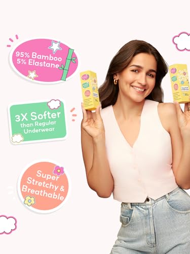 Image of superbottoms Girl Boyshorts | Supersoft Underwear for Girls | 3X Softer Underwear for Kids | Premium Panties for Girls | Super Stretchy, Breathable, Gentle Elastics, No Scratchy Tags, AZO-Free Dyes