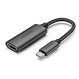 【Plug & Play】No se requiere controlador o software adicional, solo conecta los dispositivos de USB C y su TV o proyector con este cable, hasta una resolución de 4K @ 60Hz, le ofrece una clara y realistica fiesta. Compatible con televisores / monitores / proyectores y los dispositivos con puerto de HDMI para transmitir video y audio.