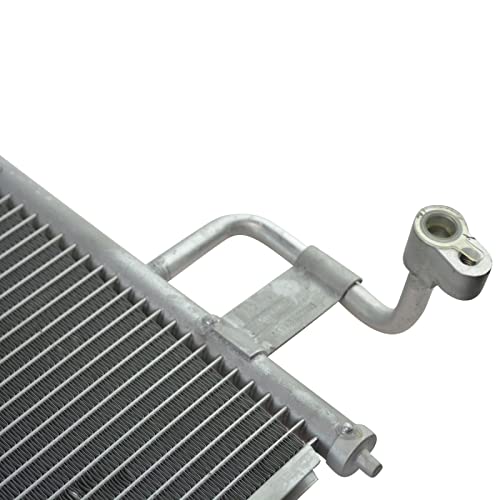 Image of TRQ A /C Condenser and Receiver Drier Assembly Compatible with 04-10 INFINITI QX56 04 Nissan Pathfinder Armada 05-15 Armada 04-15 Titan