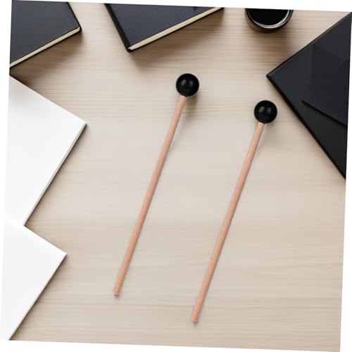 2 baquetas mini para tambores y xilófono con mango de madera miniatura 7