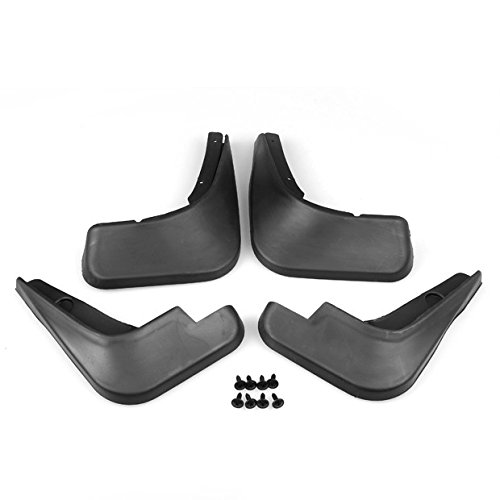 New 4Pcs Black Abs Mud Flaps Splash Guards Fender Front + Rear For 09 10 11 12 13 14 15 Chevy Cruze #TOP3