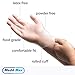 Medd Max Vinyl Exam Gloves 10Pack (1000 Ct) Large, Disposable Powder Latex Free
