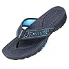 ChayChax Men’s Flip Flops Arch Support Sport Thong Sandals Non Slip Outdoor Beach Walking Slippers Blue #1