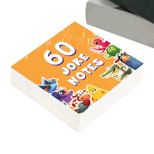 Notas de aliento: 60 tarjetas motivacionales, afirmaciones divertidas y bromas, mensajes positivos para niños, inspiración diaria para almuerzos escolares, herramientas de aula para niños, niñas y