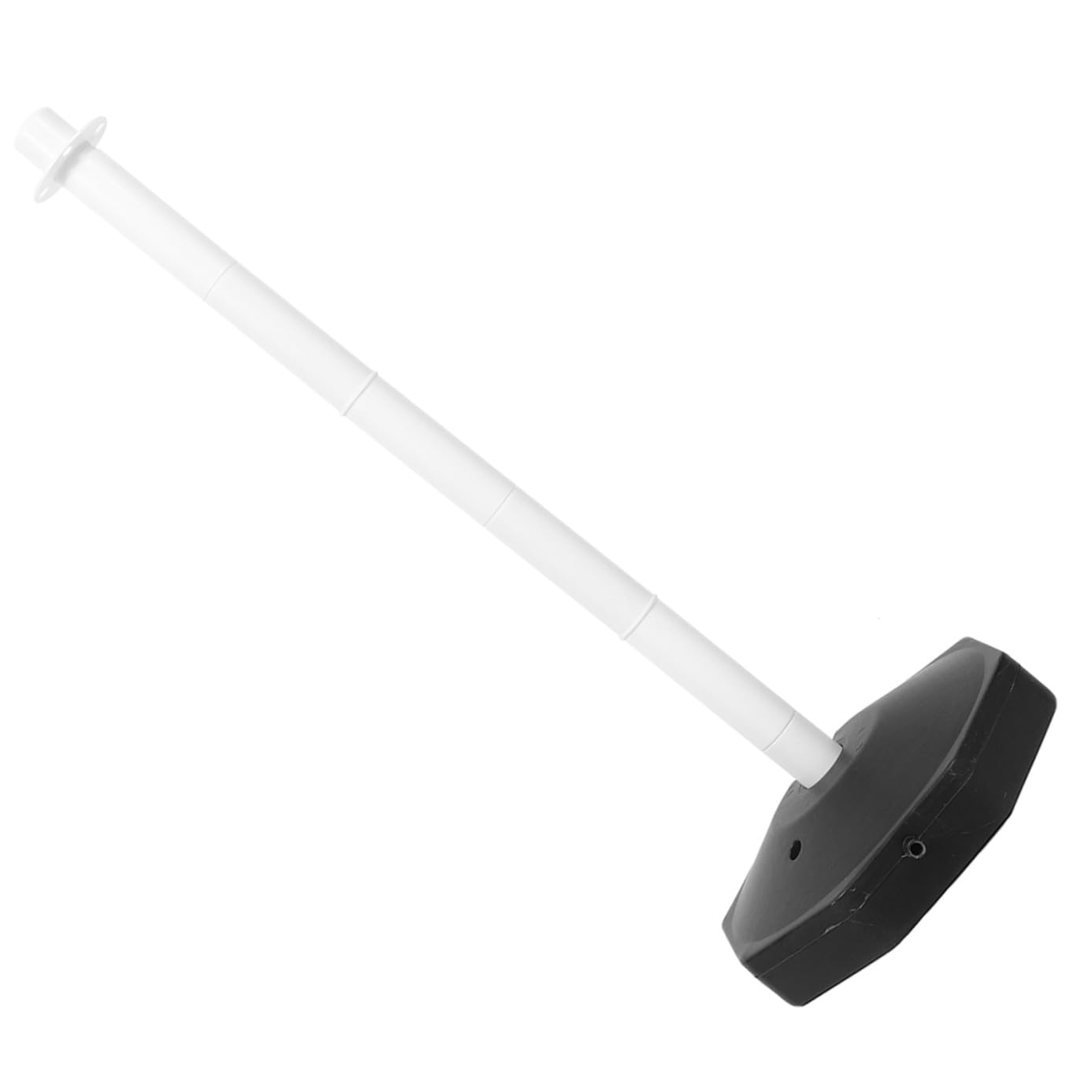 Poteau de signalisation plastique gestion circulation bloc stationnement noir