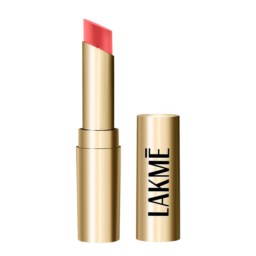 Lakme Unreal 3D Slim Bullet, Matte Lipstick, Lightweight shine, Nude Souvenir, 3.6g-image-45