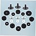 Toddmomy 21pcs Drum Non-slip Felt Pads Kit for Cymbal and Hi-hat Protection Washers and Wing Bolts Essential Drumming Accessories Black