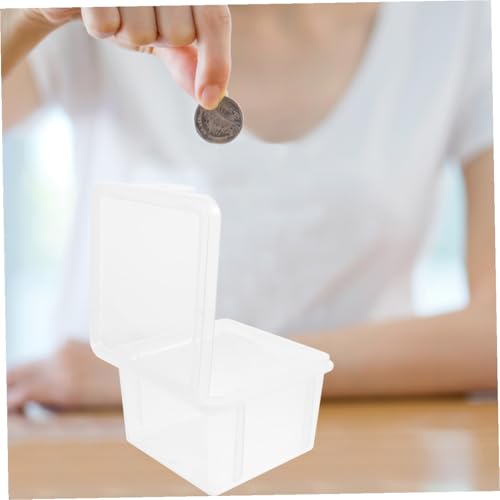 Caja transparente para almacenamiento de monedas, pack de 2 miniatura 5