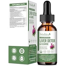 Liver Health & Lymphatic Drainage Drops -Support Liver Cleanse Detox & Repair with Artichoke Milk Thistle Silymarin Extract, Dandelion,Turmeric, Berberine to Renew w/21 Potent Herb-Nutrients-60ml