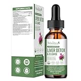 Liver Health & Lymphatic Drainage Drops -Support Liver Cleanse Detox & Repair with Artichoke Milk Thistle Silymarin Extract, Dandelion,Turmeric, Berberine to Renew w/21 Potent Herb-Nutrients-60ml