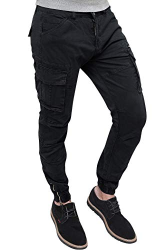 Pantalon homme cargo ajusté en coton de qualité supérieure
