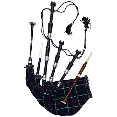 Tartancity Neuf Heritage d'écossais Mackenzie Jouables Cornemuse écossais avec anches de Chanter et de différentes