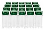 NaturGut 20x Gewürzdosen 100 ml mit Streuverschluss & UV-Schutz...