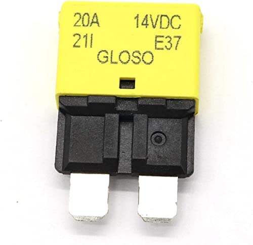 Fusible de disyuntor marino JCAKES 20A con resistencia térmica para barcos