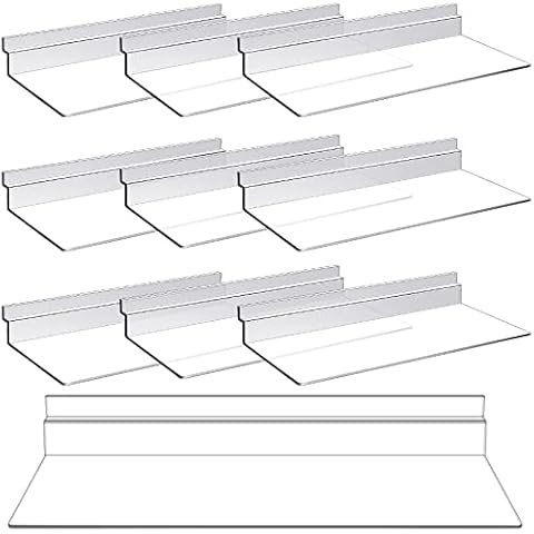 Kathfly 4 x 10 Inch Slatwall Shelves Cover