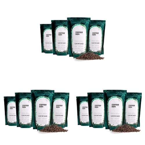 Image of Cafe Coffee Day Unwind 200 Gm Each (Pack Of 12)| Filter Coffee Powder | 80% Coffee & 20% Chicory, Medium To Dark Roast | From Chikmagalur Estates Packet
