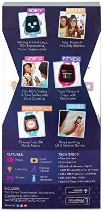 Little Tikes Tobi Robot Smartwatch for Kids with Digital Camera, Video, Games & Activities for Boys and Girls - Blue, For Ages 4+
