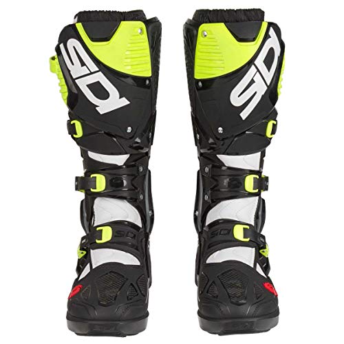 Image of SiDI | Offroad Motorcycle Boots, Professional Motocross Boots for Men CROSSFIRE 3 SRS, Adjustable and Replaceable Buckles, Flex System, Hyper Extension Block