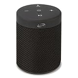 iLive Electronics Waterproof Fabric Wireless Speaker, 2.56 x 2.56 x 3.4 Inches, Built-in Rechargeable Battery, Black (ISBW108B)