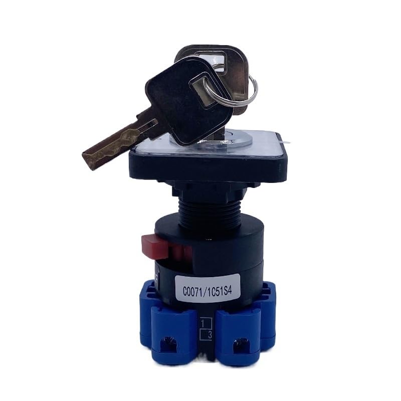 MODBAND LW26-32F Lock Key Single-Phase Power Supply Cut Off Main Control On-Off Anti Misoperation Universal 32A Cam Switch