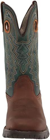 Rocky Women's Legacy 32 Western Boot, Brown and Teal, 8 | Image 1